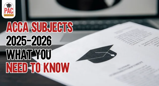 ACCA Subjects 2025-26