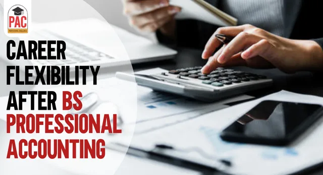 career flexibility after BS Pro accounting